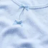 Bluzka dla niemowląt i Maluchów w stylu pointelle z kokardką