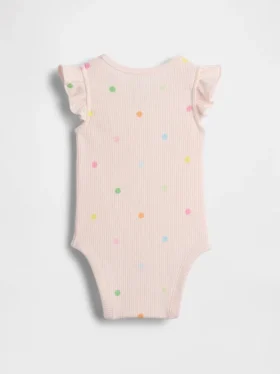 Body „Baby First Favorites” z drobnym prążkiem w kropki