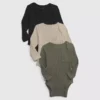Body „Baby First Favorites” z dzianiny typu tinyrib (zestaw 3 szt.)