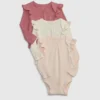 Body „Baby First Favorites” z dzianiny typu tinyrib (zestaw 3 szt.)