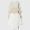 Body „Baby First Favorites” z dzianiny typu tinyrib (zestaw 3 szt.)