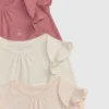 Body „Baby First Favorites” z dzianiny typu tinyrib (zestaw 3 szt.)