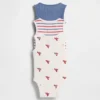 Body bez rękawów z kieszenią „Baby First Favorites” z dzianiny Tinyrib (pakiet 3 szt.)