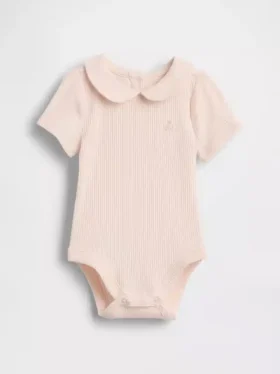 Body dla niemowląt „Baby First Favorites” z dzianiny Tinyrib i kołnierzykiem typu Peter Pan