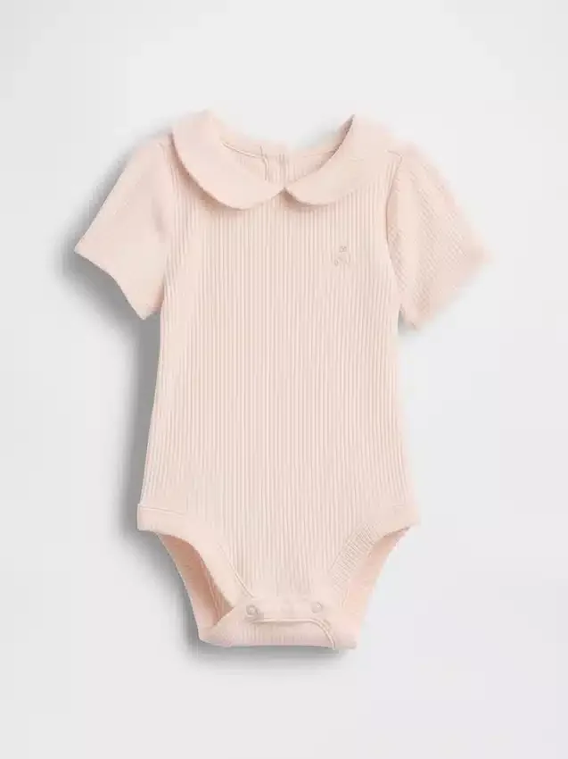Body dla niemowląt „Baby First Favorites” z dzianiny Tinyrib i kołnierzykiem typu Peter Pan