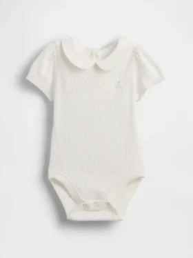 Body dla niemowląt „Baby First Favorites” z dzianiny Tinyrib i kołnierzykiem typu Peter Pan