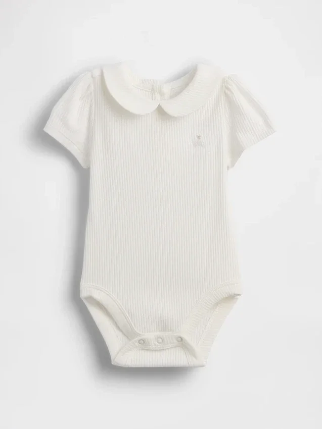 Body dla niemowląt „Baby First Favorites” z dzianiny Tinyrib i kołnierzykiem typu Peter Pan