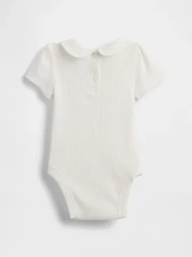 Body dla niemowląt „Baby First Favorites” z dzianiny Tinyrib i kołnierzykiem typu Peter Pan