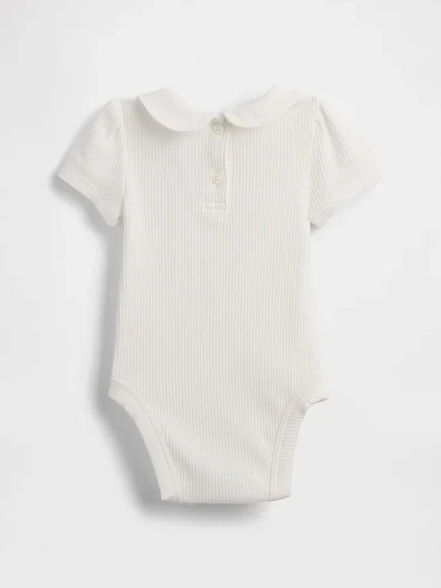 Body dla niemowląt „Baby First Favorites” z dzianiny Tinyrib i kołnierzykiem typu Peter Pan