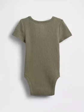 Body dla niemowląt „Baby First Favorites” z dzianiny Tinyrib typu Henley