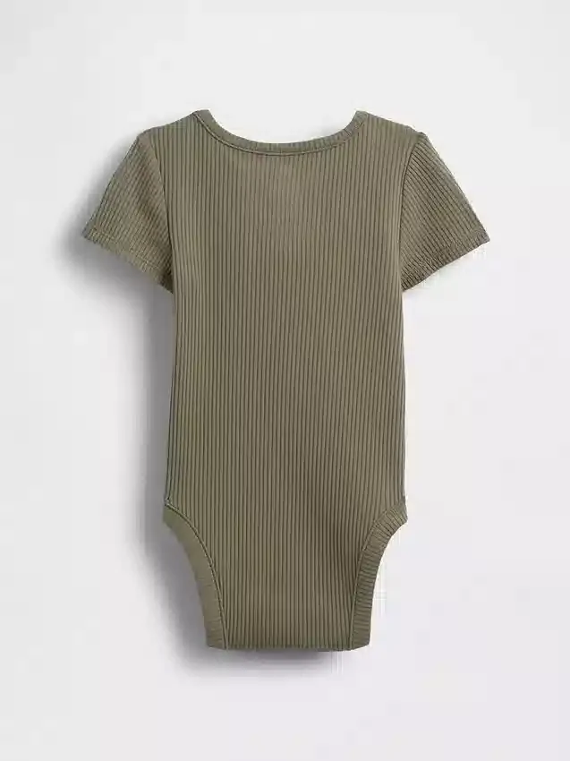 Body dla niemowląt „Baby First Favorites” z dzianiny Tinyrib typu Henley