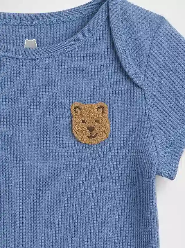 Body dla niemowląt „Baby First Favorites” z dzianiny waflowej