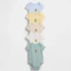 Body z bawełny organicznej „Baby First Favorites” (pakiet 5 sztuk)