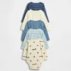 Body z bawełny organicznej „Baby First Favorites” (pakiet 5 sztuk)