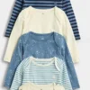 Body z bawełny organicznej „Baby First Favorites” (pakiet 5 sztuk)