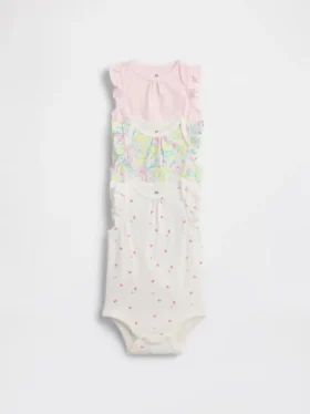 Body z bawełny organicznej „Baby First Favorites” (zestaw 3 szt.)