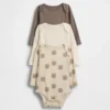 Body z bawełny organicznej „Baby First Favorites” (zestaw 3 szt.)