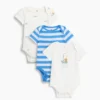 Body z bawełny organicznej „Baby First Favorites” (zestaw 3 szt.)