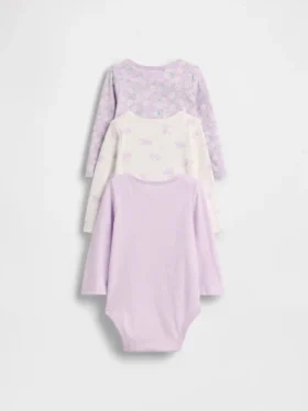 Body z bawełny organicznej „Baby First Favorites” (zestaw 3 szt.)
