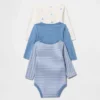 Body z bawełny organicznej „Baby First Favorites” (zestaw 3 szt.)