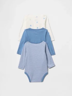 Body z bawełny organicznej „Baby First Favorites” (zestaw 3 szt.)