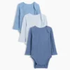 Body z kieszenią „Baby First Favorites” z dzianiny Tinyrib (zestaw 3 szt.)