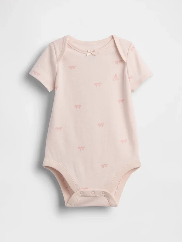 Body z kokardką z bawełny organicznej „Baby First Favorites”