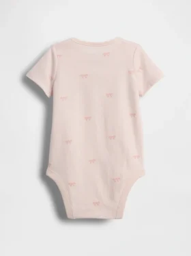 Body z kokardką z bawełny organicznej „Baby First Favorites”