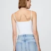 Body z koszulką na ramiączkach i stringami z dzianiny Closeknit