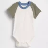 Body z raglanowymi rękawami „Baby First Favorites” z dzianiny Tinyrib