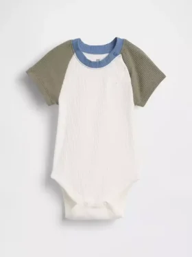 Body z raglanowymi rękawami „Baby First Favorites” z dzianiny Tinyrib