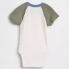 Body z raglanowymi rękawami „Baby First Favorites” z dzianiny Tinyrib