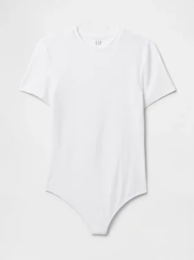Body z T-shirta z dzianiny o gęstym splocie