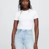 Body z T-shirta z dzianiny o gęstym splocie