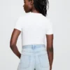 Body z T-shirta z dzianiny o gęstym splocie