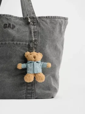 Breloczek do torby z motywem dżinsowej kurtki Brannan Bear