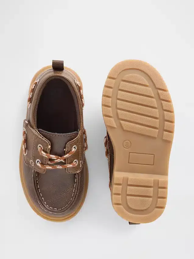 Buty żeglarskie dla maluchów z wegańskiej skóry