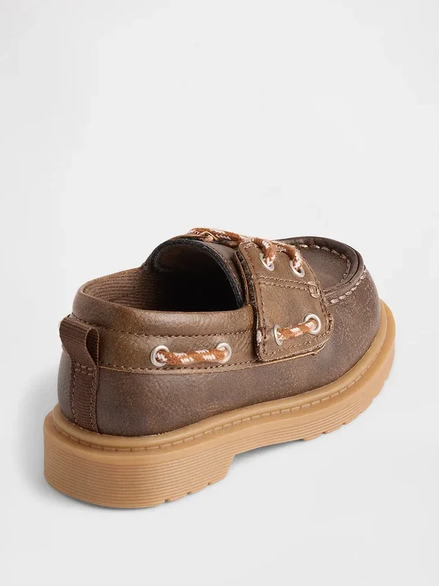 Buty żeglarskie dla maluchów z wegańskiej skóry