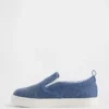 Buty typu slip-on dla maluchów z dżinsu z motywem Brannan Bear