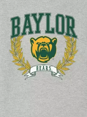 Ciemny T-shirt z nadrukiem „Laurels” Uniwersytetu Baylor