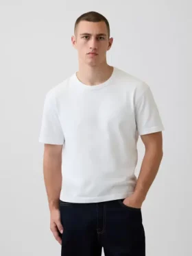 Ciężki T-shirt dla dorosłych o skróconym kroju