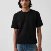 Ciężki T-shirt dla dorosłych o skróconym kroju