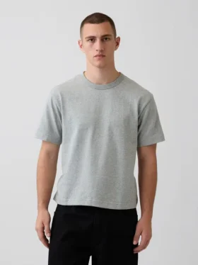 Ciężki T-shirt dla dorosłych o skróconym kroju