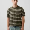 Ciężki T-shirt dla dorosłych o skróconym kroju