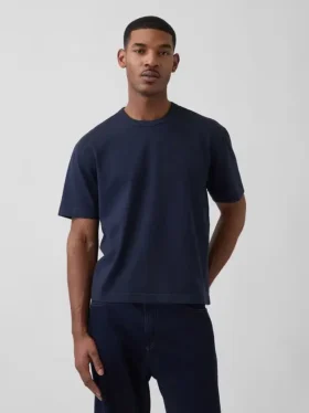Ciężki T-shirt dla dorosłych o skróconym kroju