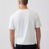 Ciężki T-shirt dla dorosłych o skróconym kroju