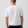 Ciężki T-shirt dla dorosłych o skróconym kroju