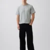 Ciężki T-shirt dla dorosłych o skróconym kroju