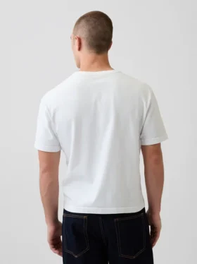 Ciężki T-shirt dla dorosłych o skróconym kroju