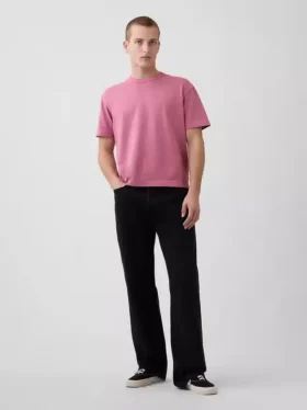 Ciężki T-shirt dla dorosłych o skróconym kroju
